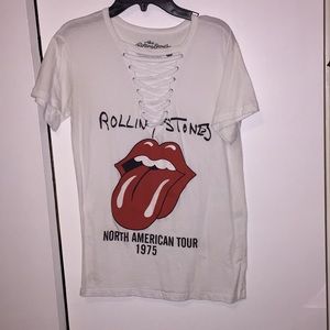 Rolling Stones lace up top